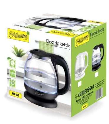 MAESTRO MR-055 electric kettle 1 L 1100 W (MR-055-BLACK) Black