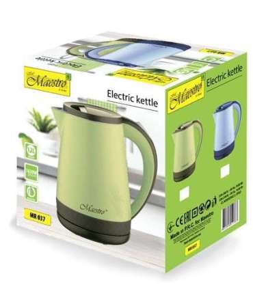 Maestro MR-037 (MR-037-BLUE) Electric kettle 1,2 L 1630 W Blue