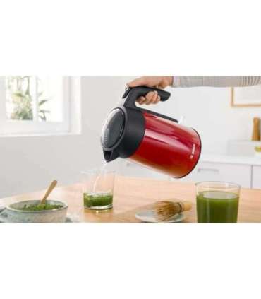 Electric kettle Bosch TWK 7L464, 2400 W, 1.7 l Red
