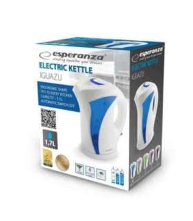 Esperanza EKK018B Electric kettle 1.7 L, White / Blue
