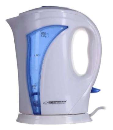 Esperanza EKK018B Electric kettle 1.7 L, White / Blue
