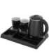 Adler AD 1387 Hotel kettle stainless steel 1 L + tray with cups black