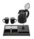 Adler AD 1387 Hotel kettle stainless steel 1 L + tray with cups black