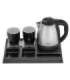 Adler AD 1354 Hotel kettle stainless steel 1.2 L + tray with cups black, steel