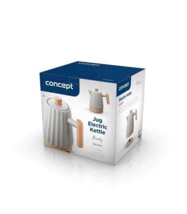 Concept RK0091 Ceramic electric kettle 1.5 l Light grey