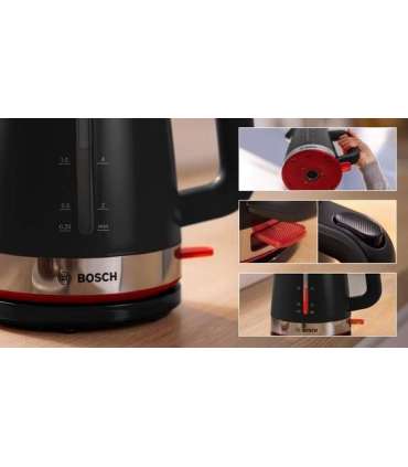 Bosch TWK4M223 electric kettle 1.7 L 2400 W Black