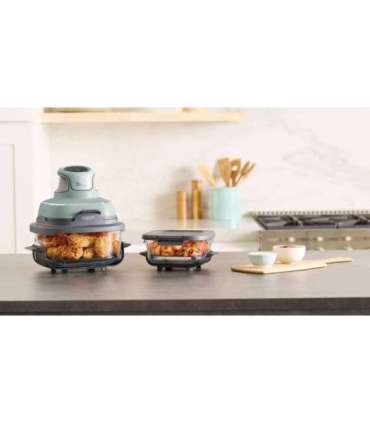 Ninja CRISPi Single 3.8 L 1700 W Hot air fryer Green, Grey, Transparent