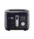 ELDOM Fryer FREET, 2.5 L, 400 g of fries, temperature regulator, removable oil tank, black
