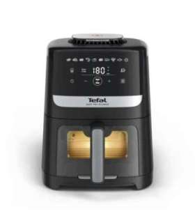 Tefal Easy Fry Silence EY5568E0 fryer Single 5 L Stand-alone Hot air fryer Black, Stainless steel