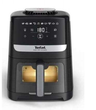 Tefal Easy Fry Silence EY5568E0 fryer Single 5 L Stand-alone Hot air fryer Black, Stainless steel