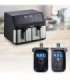 IDEAL Fat-free fryer, double horizontal 9L, 8 functions - including food drying