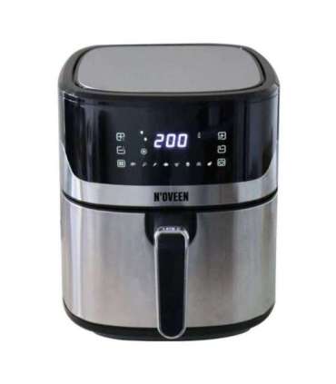 Hot air fryer NOVEEN AF550 6.5 l 1600 W Black, Silver