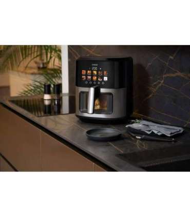 N'oveen AF770 X-LINE Greaseless deep fat fryer Black, Silver