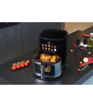 N'oveen AF770 X-LINE Greaseless deep fat fryer Black, Silver
