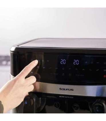 Taurus Air Fry Digital Duo Double 9 L 2200 W Hot air fryer Black