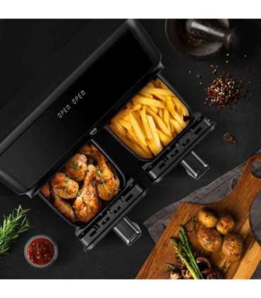 Double fat-free fryer, 2200 W, capacity 8 l, LED display