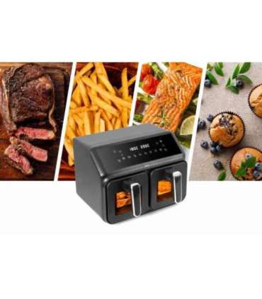 Double fat-free fryer, 2200 W, capacity 8 l, LED display