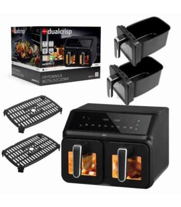 Double fat-free fryer, 2200 W, capacity 8 l, LED display