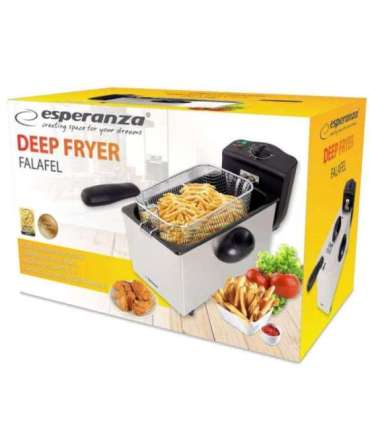 Esperanza FALAFEL Single 3 L Stand-alone 2200 W Deep fryer Black, White