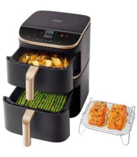 Cosori Turbo Tower Pro Smart Single 10.8 L Stand-alone 2630 W Hot air fryer Black, Gold