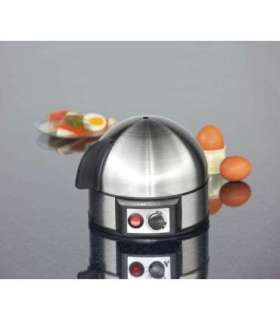 Clatronic EK 3321 egg cooker 7 egg(s) 400 W Black, Stainless steel