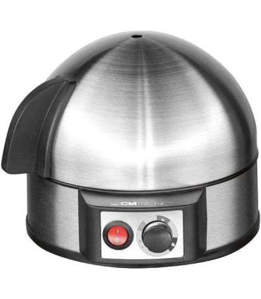 Clatronic EK 3321 egg cooker 7 egg(s) 400 W Black, Stainless steel
