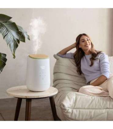 Medisana AH 680 humidifier Ultrasonic 2.6 L White, Wood 24 W