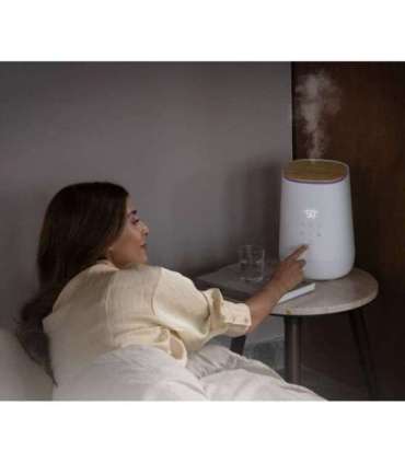 Medisana AH 680 humidifier Ultrasonic 2.6 L White, Wood 24 W