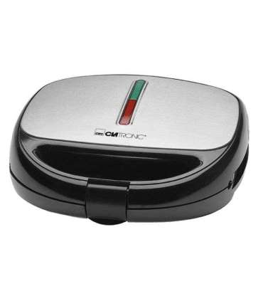 Clatronic ST/WA 3670 sandwich maker 800 W Black, Stainless steel