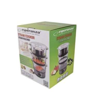 Esperanza EKG009 Steam cooker 3 stainless steel basket (s) 400 W 7.5L