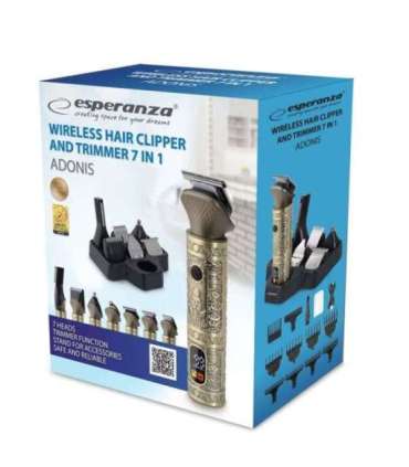 Esperanza EBC006 7-in-1 Cordless hair clipper