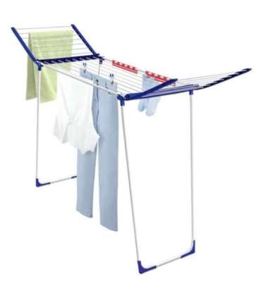 Leifheit 81650 Floor-standing rack Blue, White
