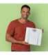 Ecomed BS-70E Rectangle White Electronic personal scale
