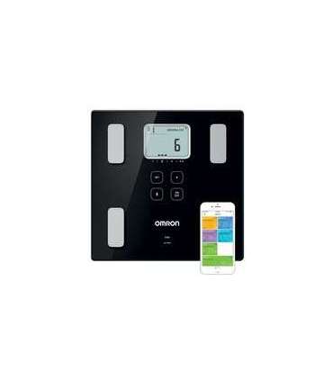Omron VIVA Square Black Electronic personal scale