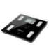 Omron VIVA Square Black Electronic personal scale