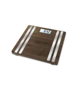 Medisana BS 552 Rectangle Bamboo, Silver Electronic personal scale