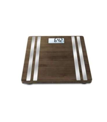 Medisana BS 552 Rectangle Bamboo, Silver Electronic personal scale