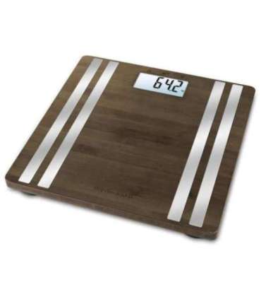 Medisana BS 552 Rectangle Bamboo, Silver Electronic personal scale