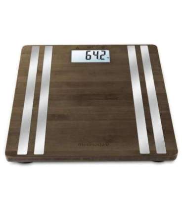 Medisana BS 552 Rectangle Bamboo, Silver Electronic personal scale