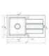 Single-bowl sink with draining board Maidsinks Promo 76x44 1B 1D E070053701
