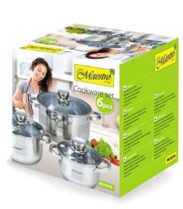 Maestro MR-2220-6L A set of pots of 6 elements