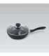 Maestro MR-1205-28 Frying pan with lid, 28 cm, black