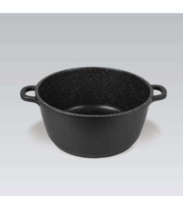 Maestro MR-4616C Pot with lid 16 cm 1 l Black