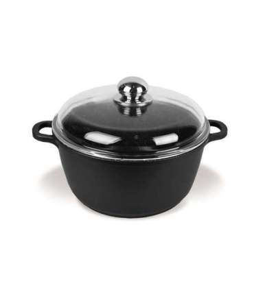 Maestro MR-4620C Pot with lid 20 cm 2,1 l Black