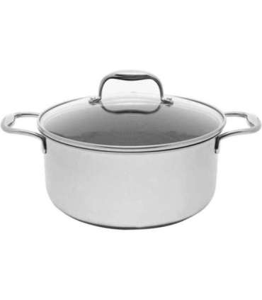 Kohersen Black Cube 24 cm pot with lid