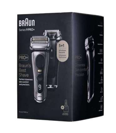 Braun Series 9 Pro+ 9565cc Wet & Dry Foil shaver Trimmer Metallic