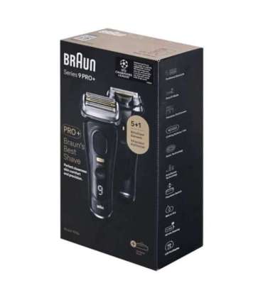 Braun Series 9 Pro+ 9510s Wet & Dry Foil shaver Trimmer Black