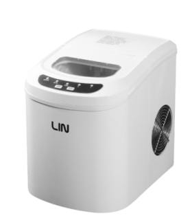 Portable ice cube maker LIN ICE PRO-W12 white