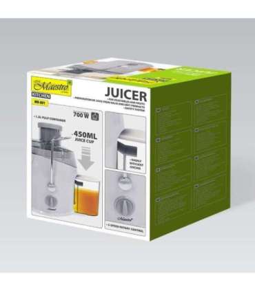 Feel Maestro MR-801 Juicer 700 W Gray