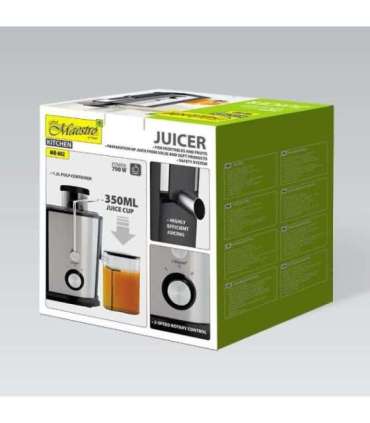 Feel Maestro MR-802 Juicer 700 W Black, Silver